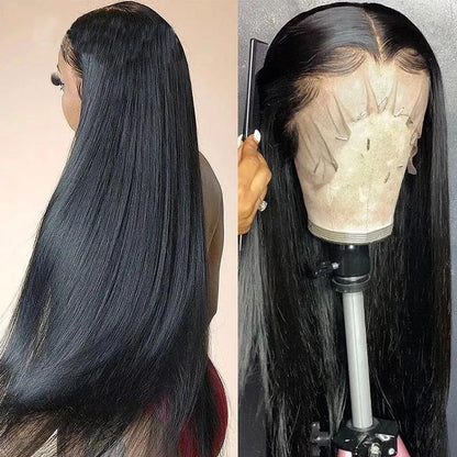 Straight Hair 13x4 HD Lace Front Wigs With Baby hair Tangle-Free Human Hair Wigs 180% Density