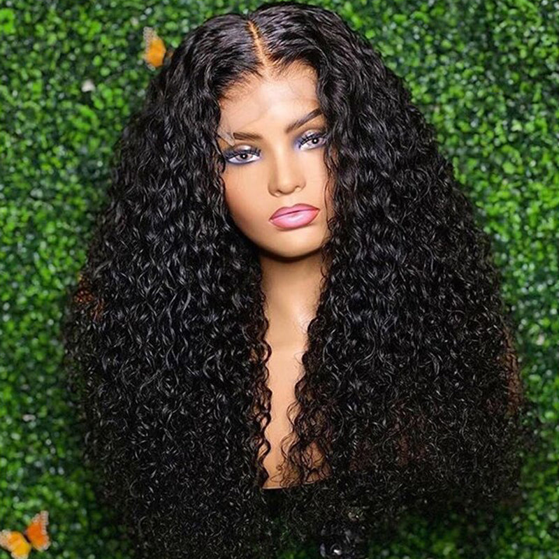 Best Curly Lace Wig Transparent Lace Front Wigs with Pre Plucked Human Hair Wigs