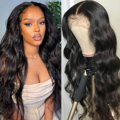 Sunber Body Wave Lace Wig 13 By 4 Transparent Lace Front Wigs Pre-plucked With Babyhair Human Hair Wigs