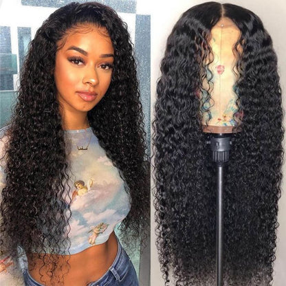 Best Curly Lace Wig Transparent Lace Front Wigs with Pre Plucked Human Hair Wigs