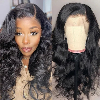 Sunber Body Wave Lace Wig 13 By 4 Transparent Lace Front Wigs Pre-plucked With Babyhair Human Hair Wigs