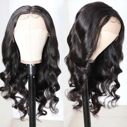 Sunber Body Wave Lace Front Wigs Pre-plucked Natural Hairline Human Hair Wigs 150% Density