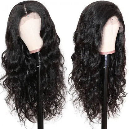 Body Wave 13x4 HD Invisible Transparent Lace Front Human Hair Wigs Bleached Knots 150% Density