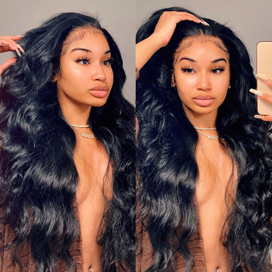 Sunber Body Wave Lace Wig 13 By 4 Transparent Lace Front Wigs Pre-plucked With Babyhair Human Hair Wigs