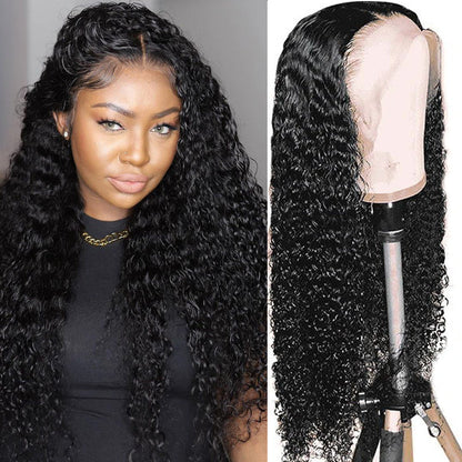 Sunber Jerry Curly Human Hair Lace Closure Wig 13*4 Lace Front Wigs