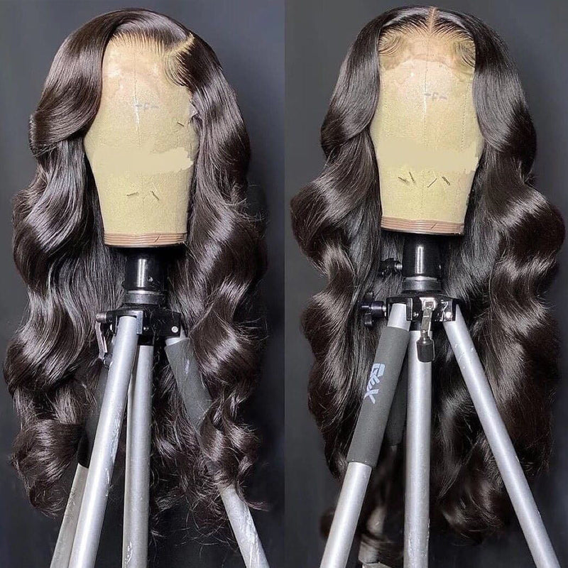 Sunber Body Wave Lace Wig 13 By 4 Transparent Lace Front Wigs Pre-plucked With Babyhair Human Hair Wigs