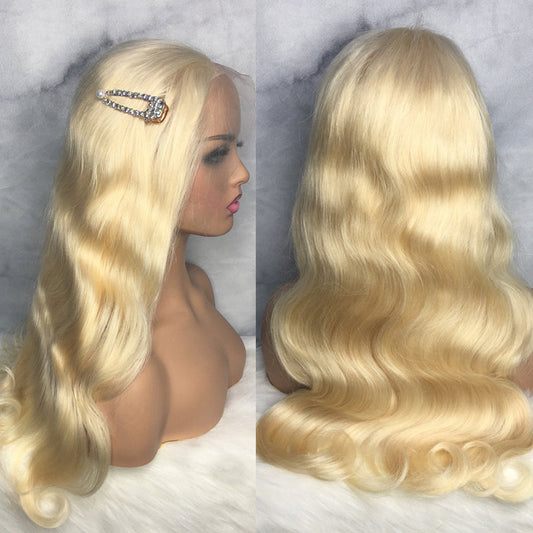 Sunber Hair 613 Color 100% Human Hair Wig Body Wave Lace Front Wigs Pre Plucked Blonde Body Wave Hair Wigs 150% Density